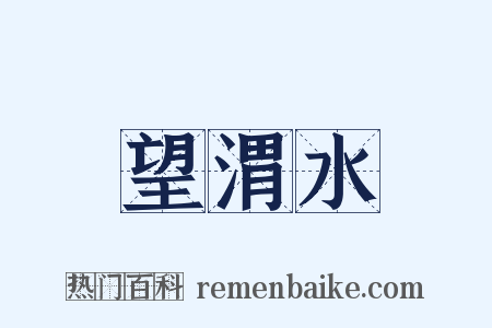 望渭水是什么意思的图片